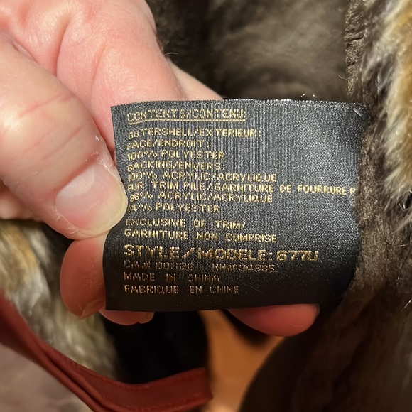 Cape Type Suede Feel warm Borg lined Jacket - Picture 7 of 9